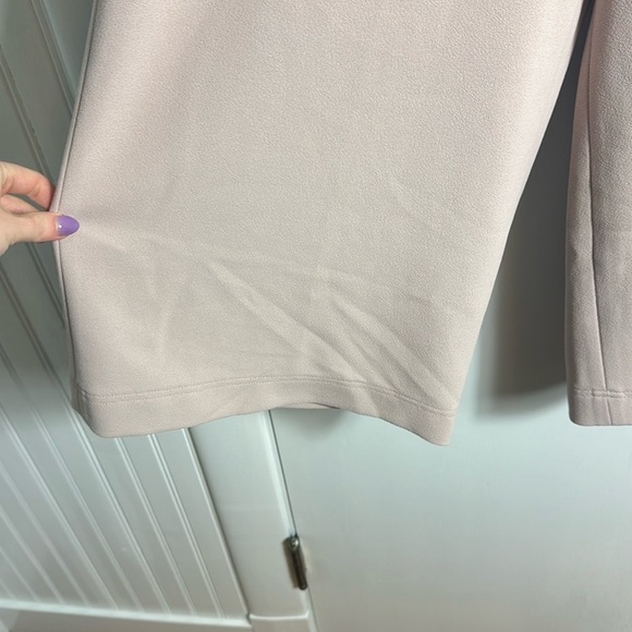 See By Chloe Wide Leg Pale Pink Seam Detail Culotte Pants Size 36 Quiet Luxury - Picture 5 of 13